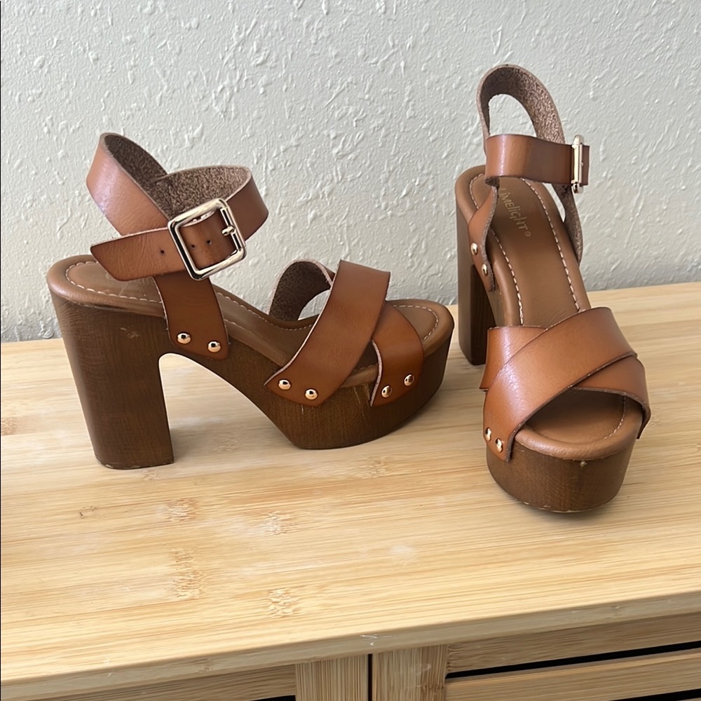 Brown Platform Sandals